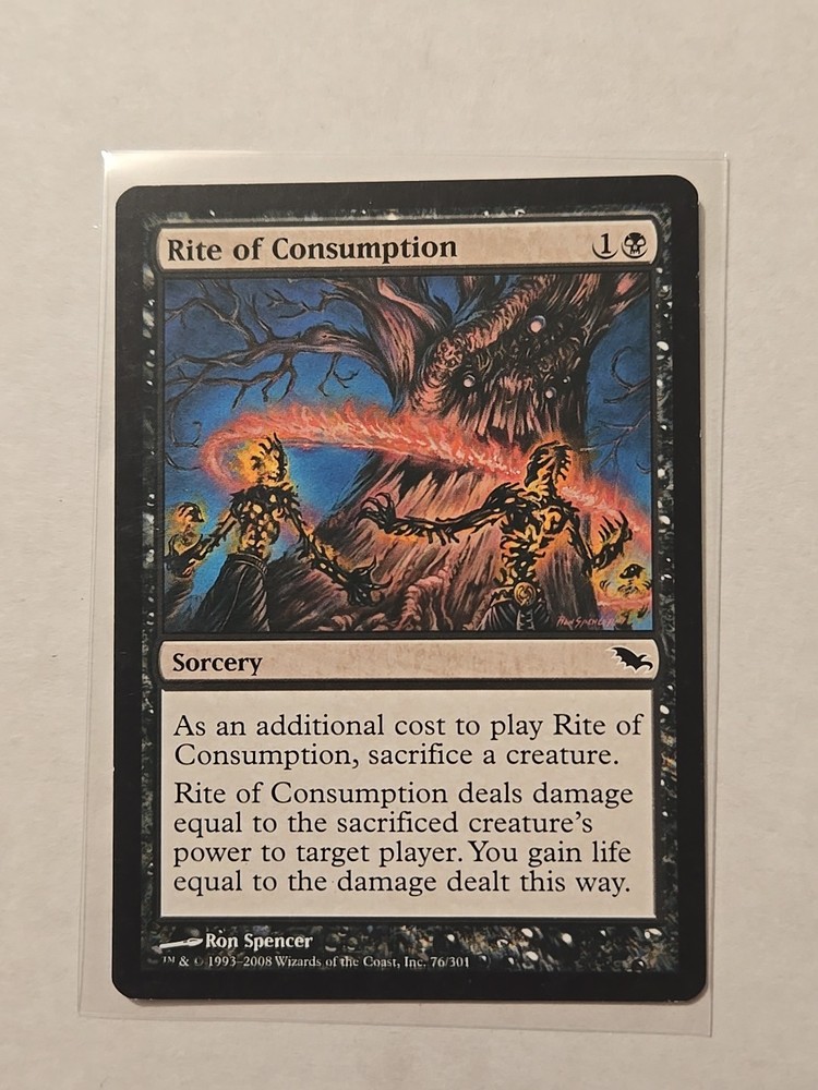 Rite of Consumption - Shadowmoor - LP - Common - Sorcery