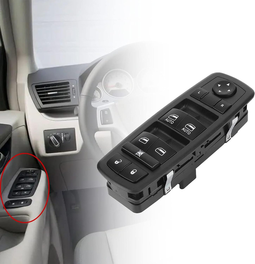 Driver Left Master Power Window Switch for Volkswagen Routan 2009–2012 Electric
