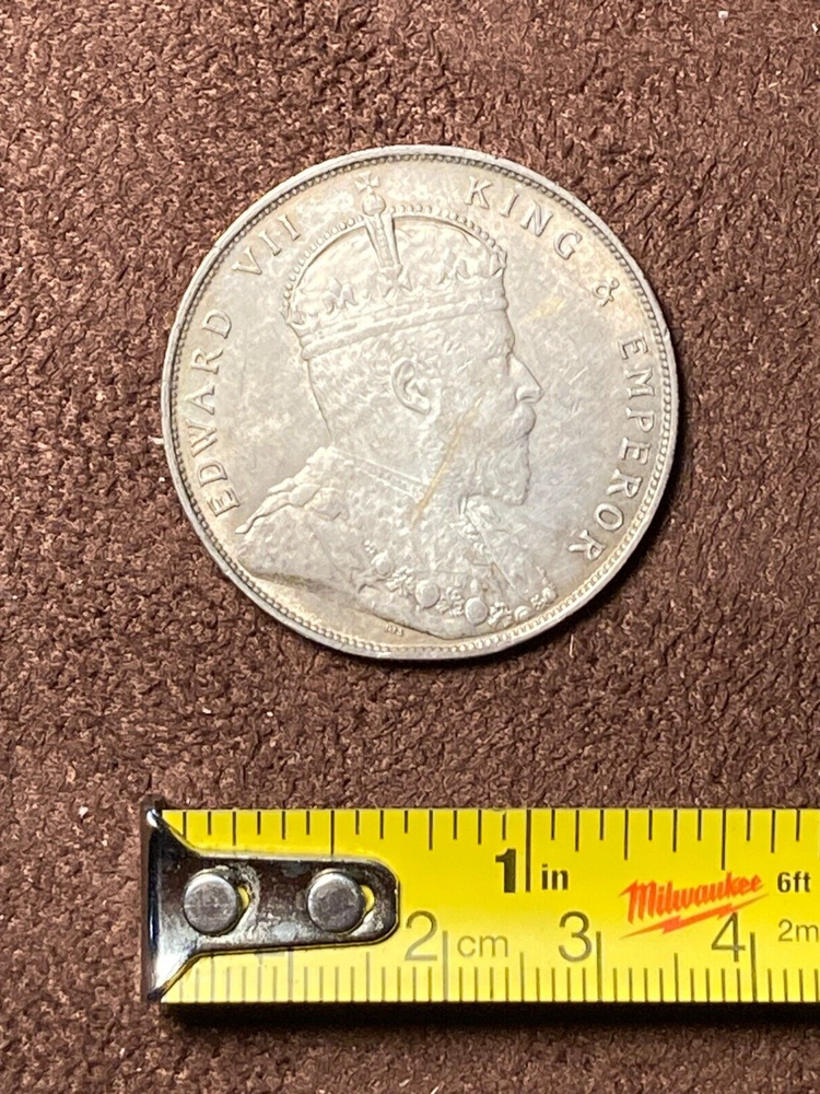 1907 STRAITS SETTLEMENTS DOLLAR KM26