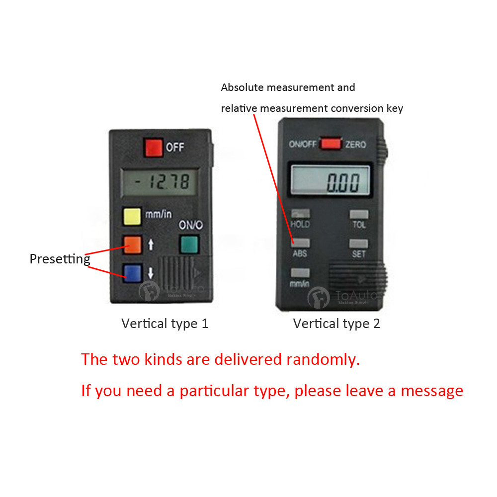 LCD Display Linear Scale Vertical Digital Readout 100~600mm Milling Lathe Bench