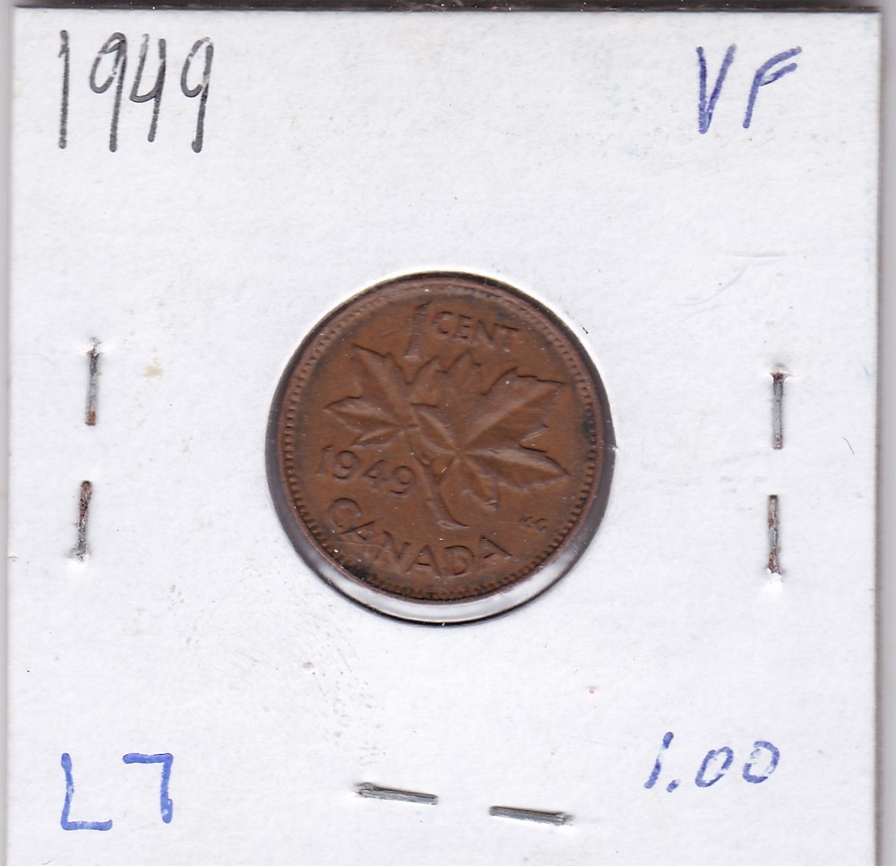 1949 Canada One Cent L7