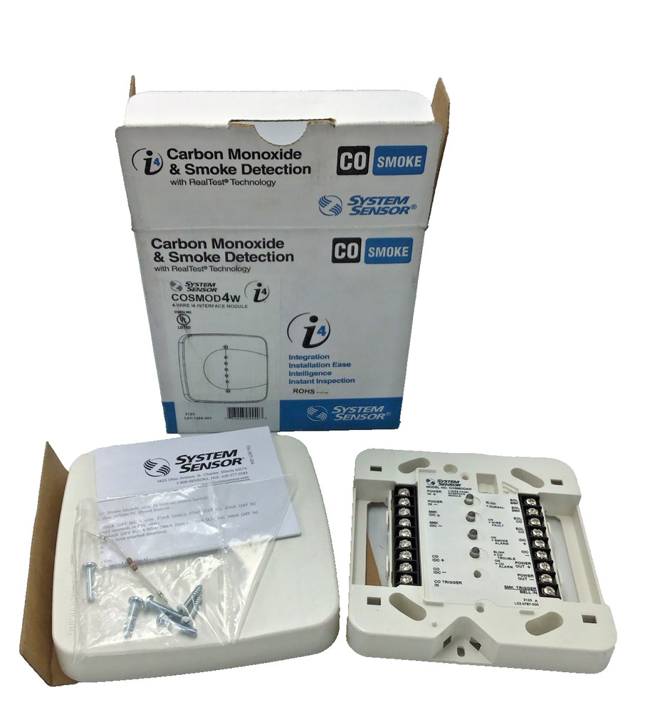 System Sensor COSMOD4W 4-wire Smoke CO Detector Interface Module