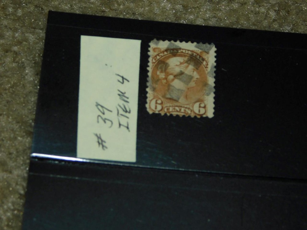 CANADA, SCOTT# 39 USED, FANCY CANCEL