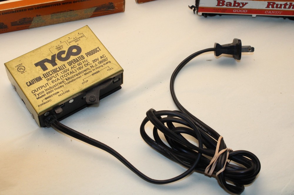 Vintage Tyco Train power pack Model No.899V - TESTED - Working Unit