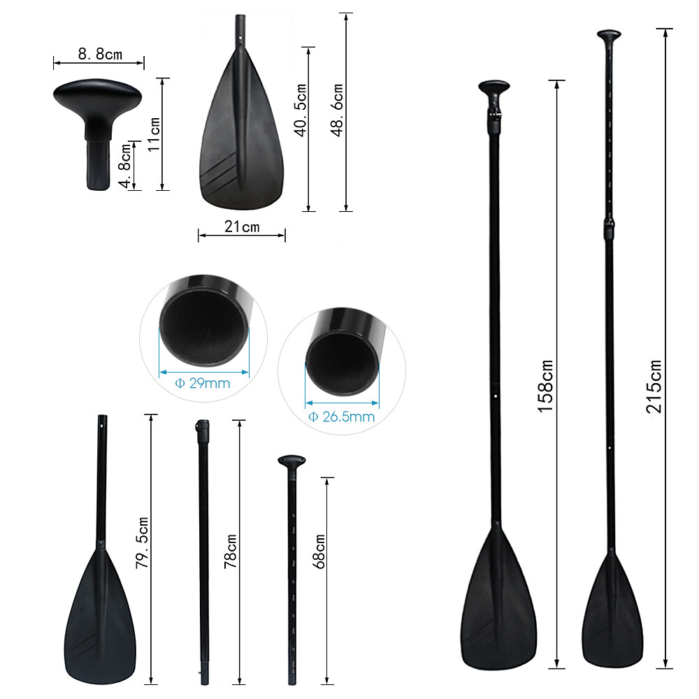 Adjustable Surfboard Paddle Alloy Lightweight Paddle M0H6