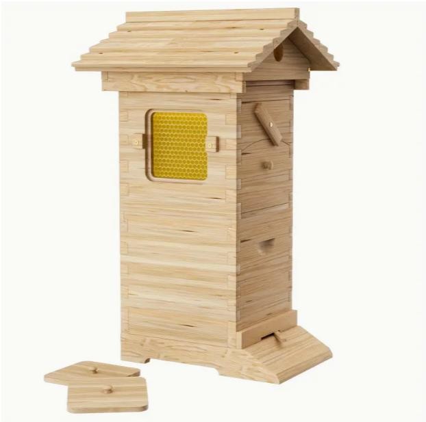 MINi Auto Bee Hives Honey House Bee Hive Boxes +10x Bee Beekeeping Frames US