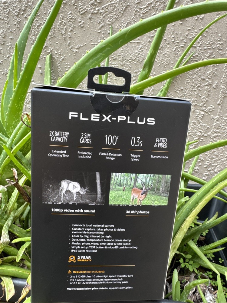 Spypoint FLEX-PLUS 36 Megapixel Cellular Trail Camera