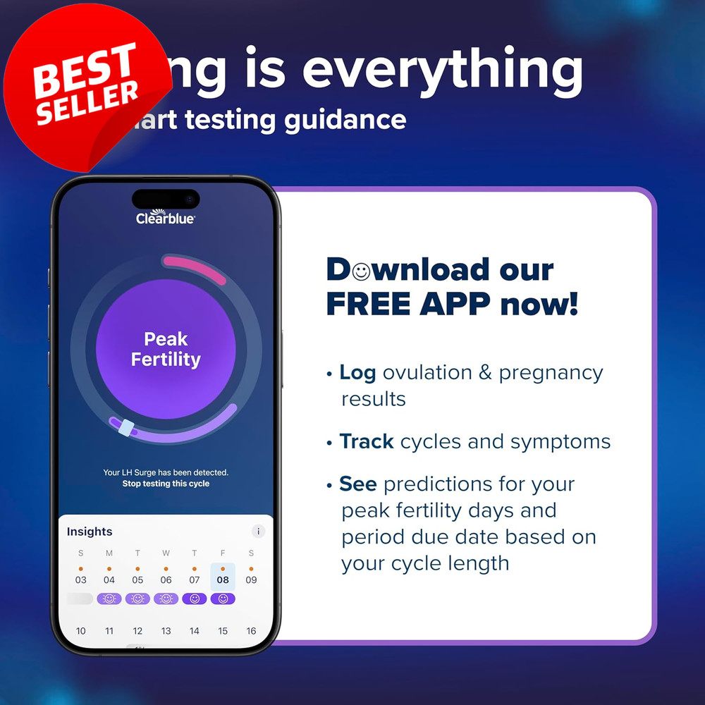 Advanced Digital Ovulation Test Kit 32 Count Fertility Predictor Sticks - US
