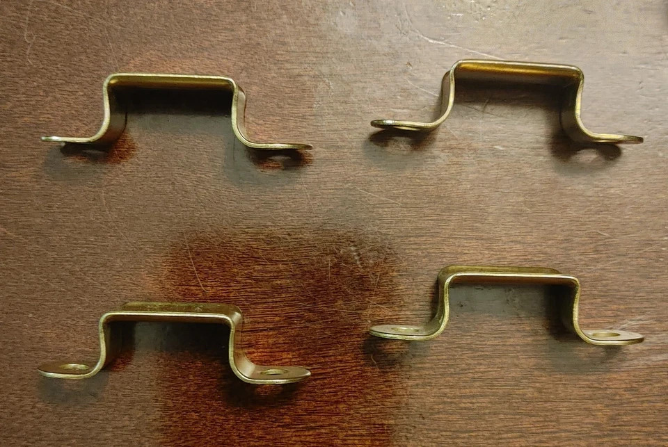 Vintage Antique Steamer Trunk Handle Loop Hardware (4)