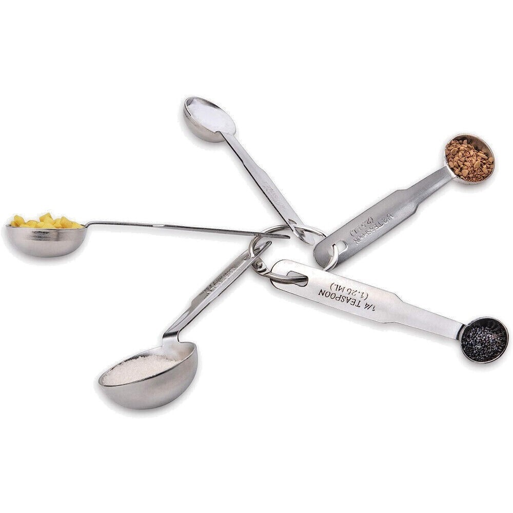 YBM Home 5-Piece Stainless Steel Stackable Measuring Spoons
