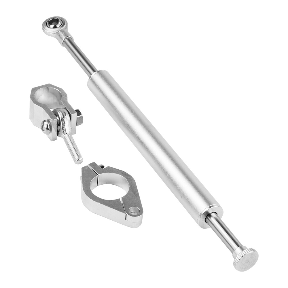 For Honda CBR929RR Stabilizer Steering Damper Silver Fork Motorcycle 2000 2001