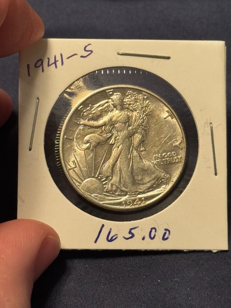 1941 S Walking Liberty Half Dollar