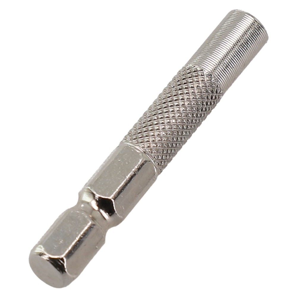 Screwdriver Adapter Insert Bit Adapter Chrome-vanadium Steel Hexagon Silver