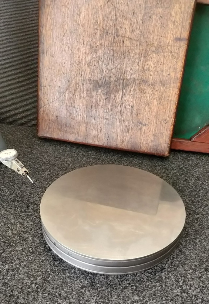 8" Pratt & Whitney Special Lapping Tool Plate MASTER FLAT REFERENCE