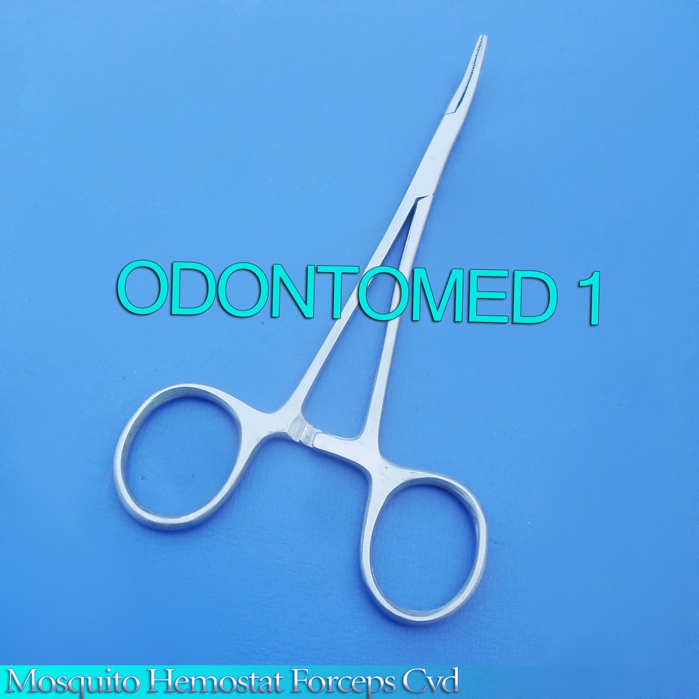 3 Micro Mosquito Hemostat Forceps Curved Fine Point 5" Surgical Instruments
