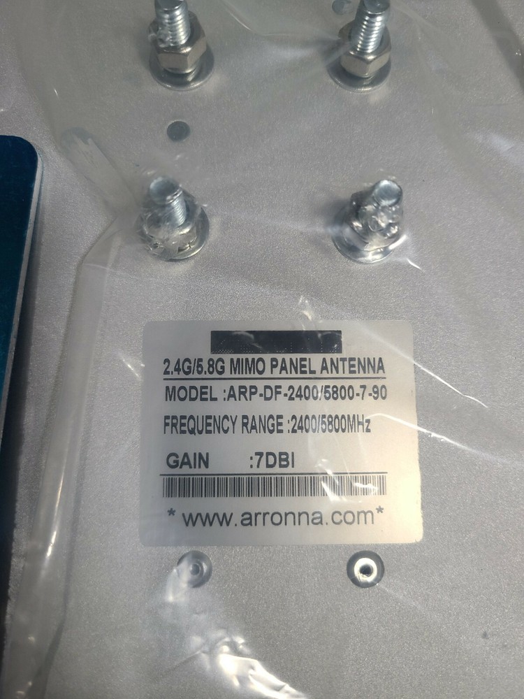 Arronna 2.4g/5.8g Mimo Panel Antenna model:ARP-DF-2400/5800-7-90