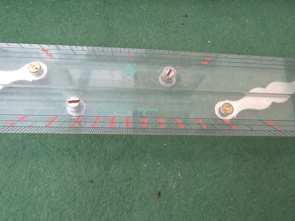 CAPTAIN FIELDS 'MATHEMO SERIES' IMPROVED 15" PARALLEL RULE BOXED