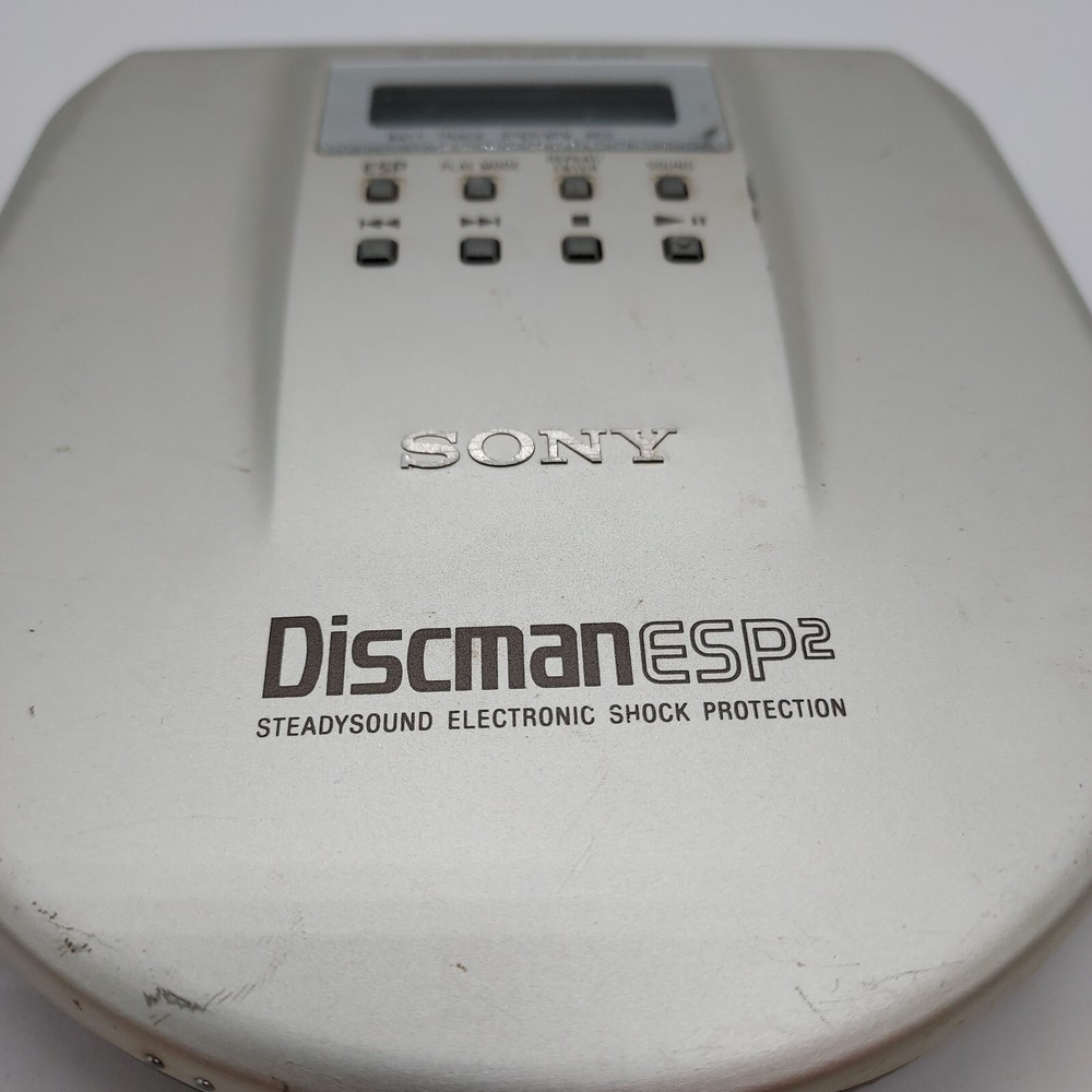 Sony Walkman D-E885 Discman Esp2 Protection Portable CD Player -Read Description