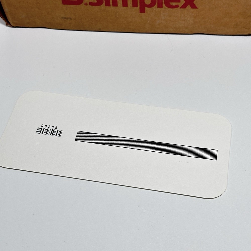 Simplex 1950-9248 Time Cards 1000 Count for Simplex Consecutive Model 1401