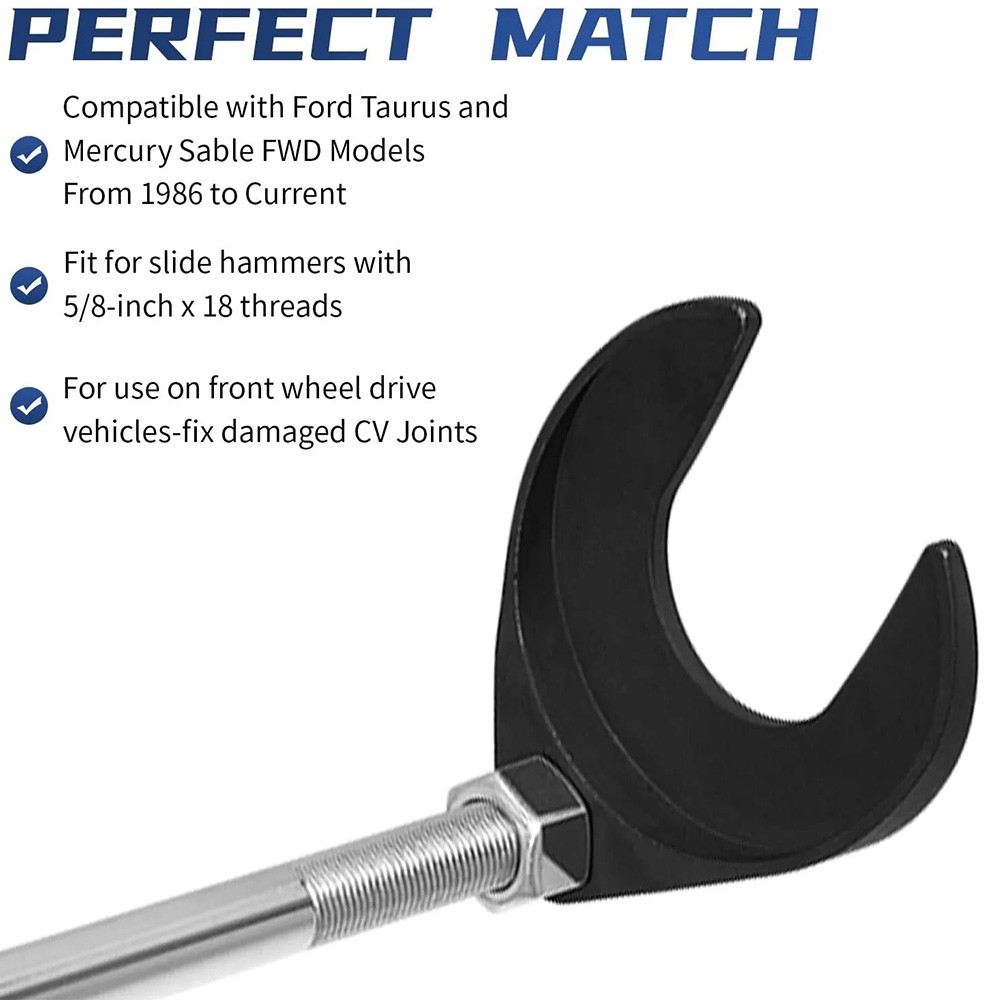 Axle Removal Tool 48mm CV Joint Puller Slide Hammer Adapter Front Wheel Drive