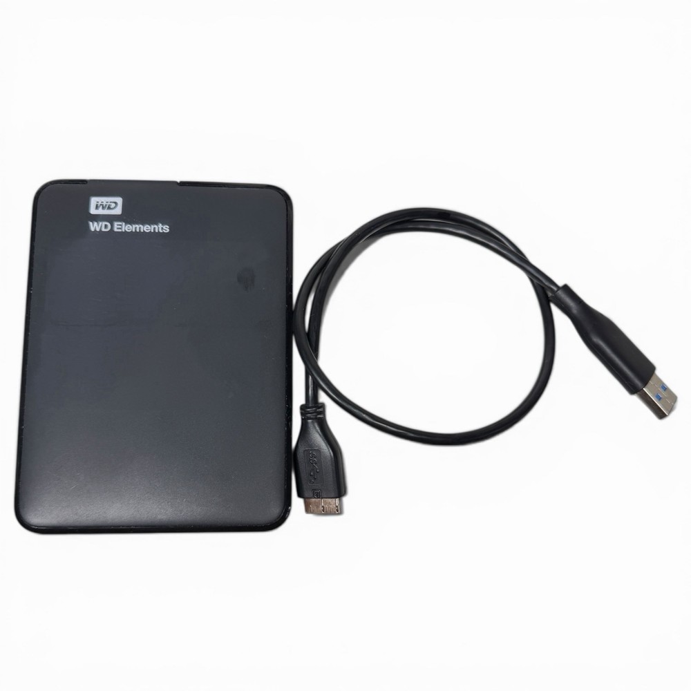 Western Digital WD Elements WDBUZG0010BBK-0B 1TB External Hard Drive