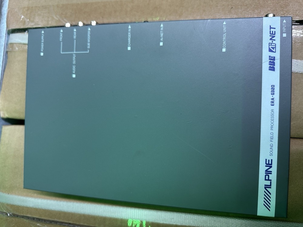 Alpine ERA-G320 DSP Digital Sound Processor EQ Equalizer. tested