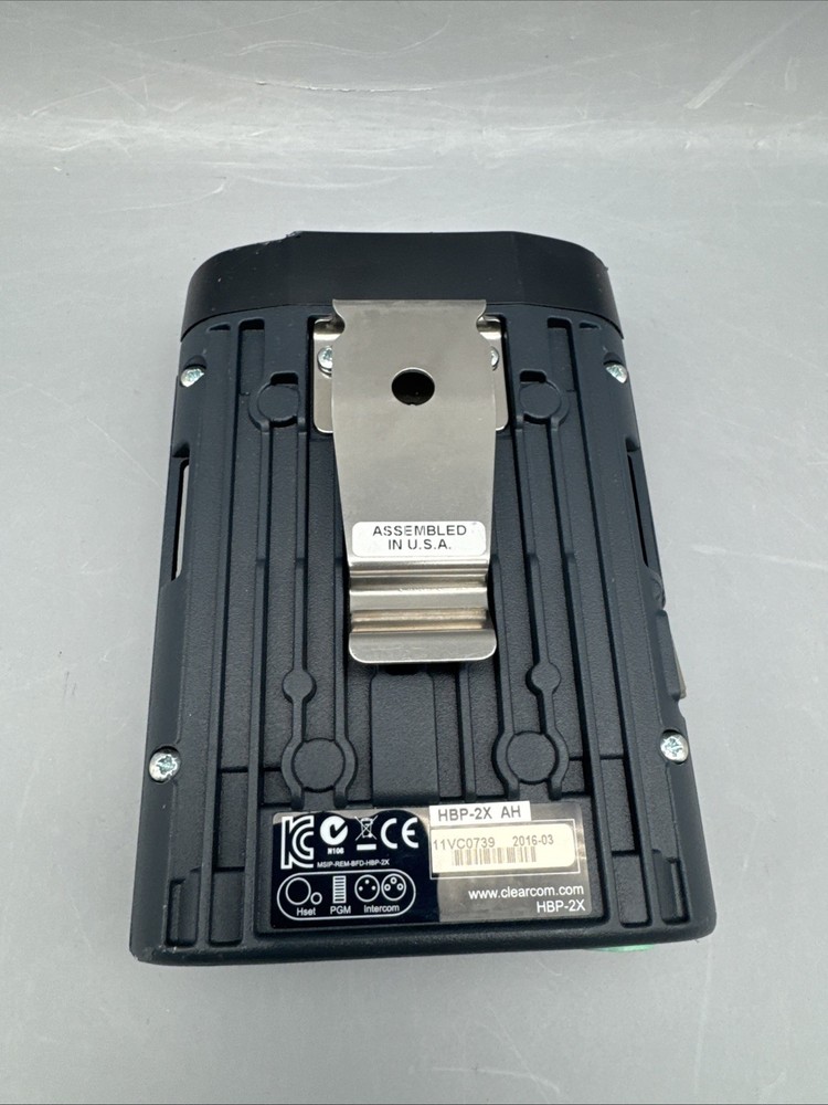Clear-Com HBP-2X HelixNet 2-Channel Beltpack