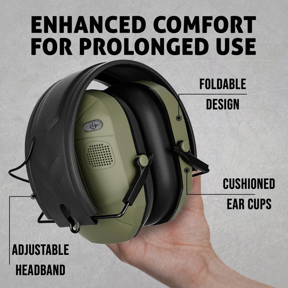 Bluetooth Electronic Shooting Ear Protection - Range, Hunting Accessories, Ta...