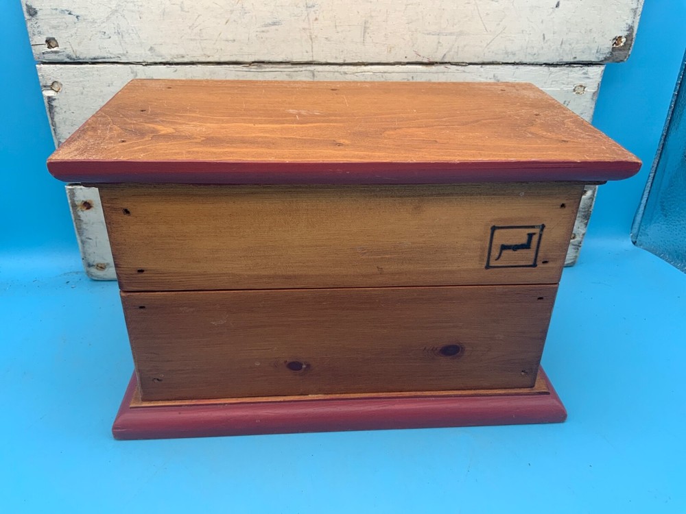 Jane Carroll Solid Wood Hinged Storage Box