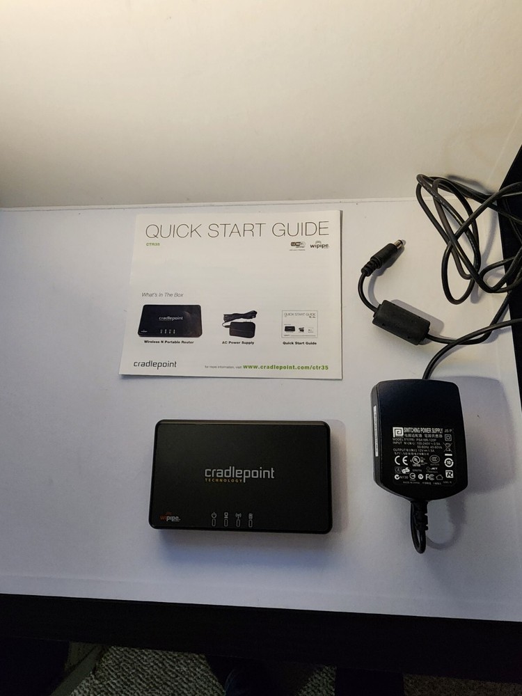Cradlepoint Wireless Router Tested Works Ctr35 Portable