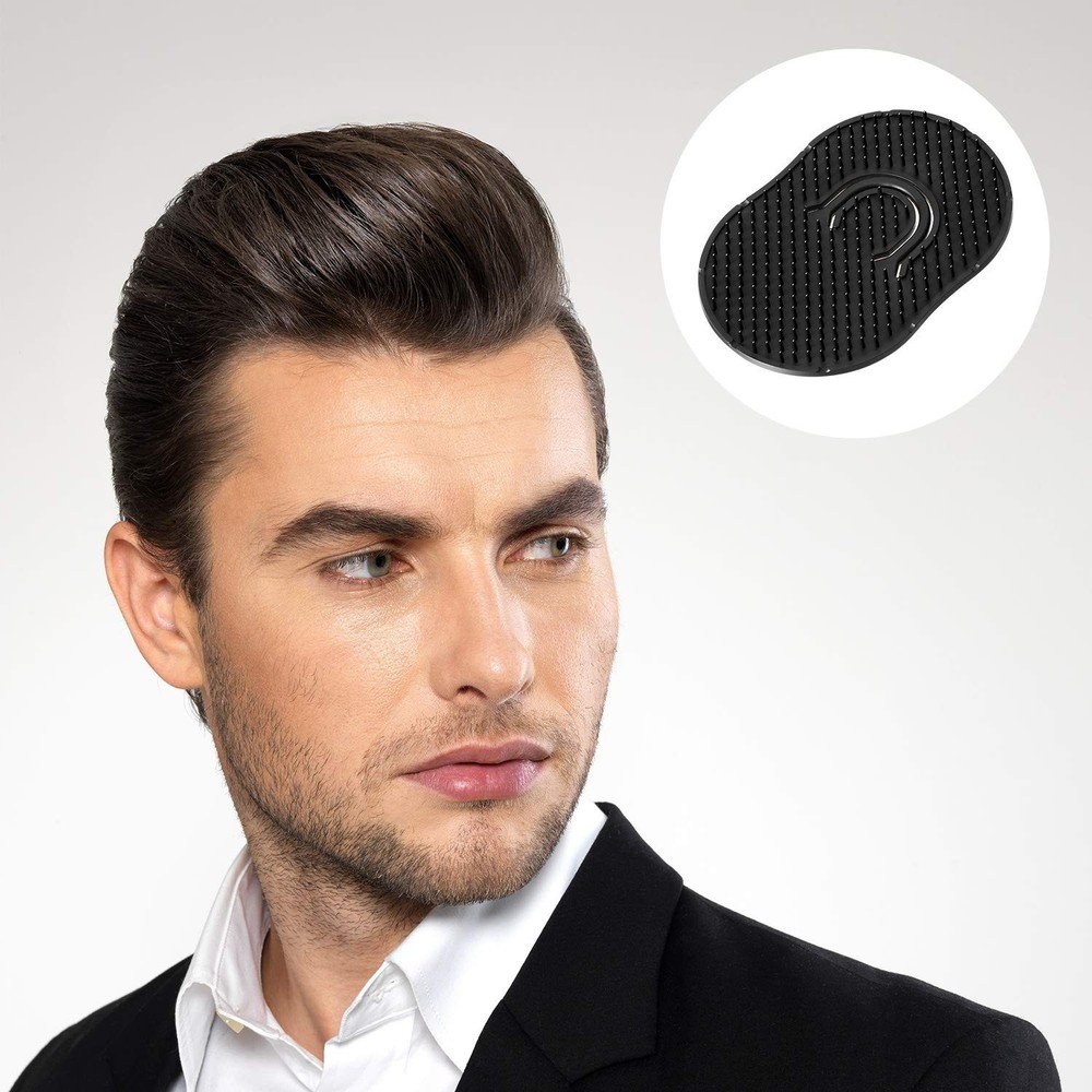 Luxury Black Shampoo Comb & Scalp Massager - Compact & Lightweight Solution