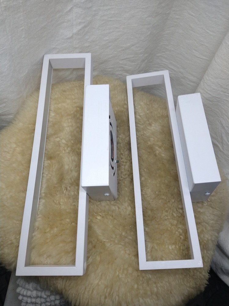 MODERN LED WALL SCONCE LIGHTING FIXTURE RECTANGULAR QUALITY ALUMINUM HOUSING