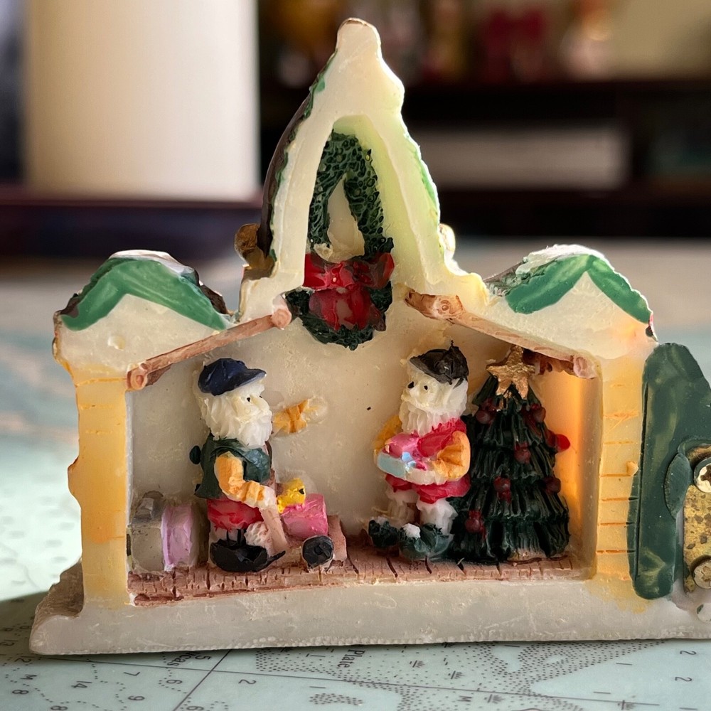 Vintage Hinged Union Tiny Station Ceramic Building
