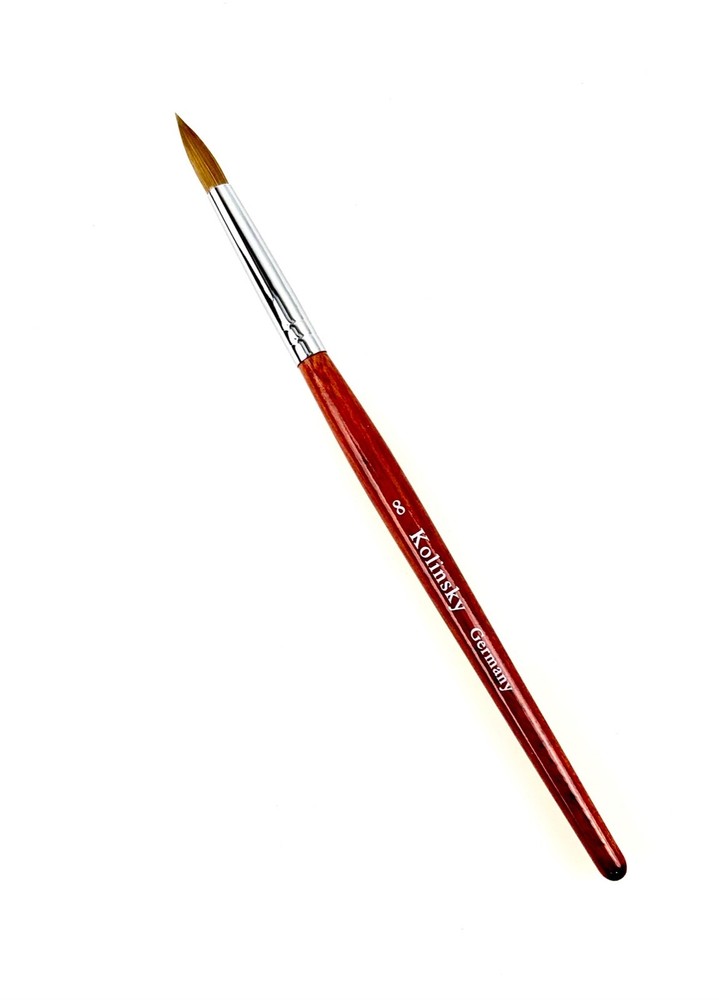 Kolinsky Acrylic Nail Brush Size 8