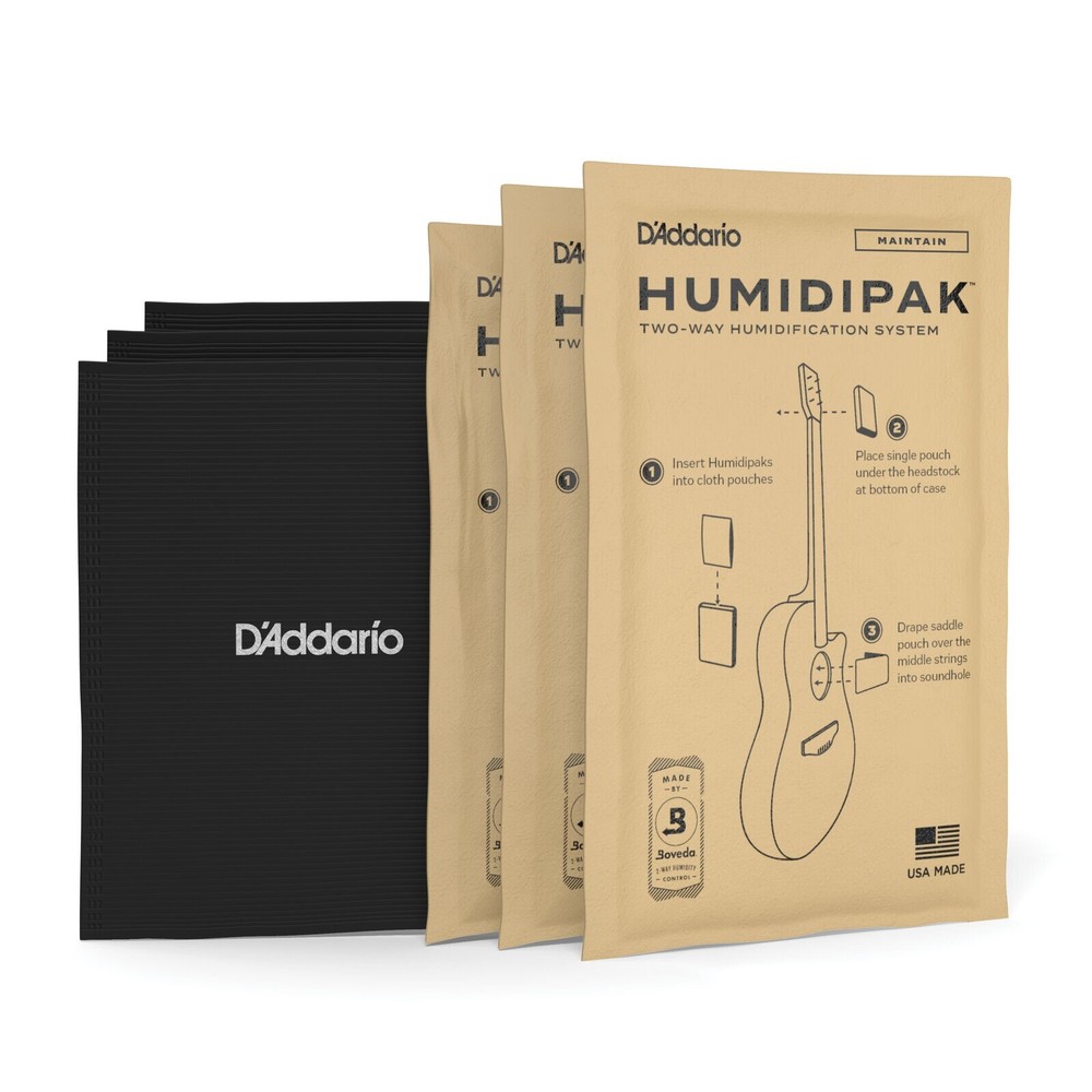 D'Addario Humidipak Two-Way Humidification System