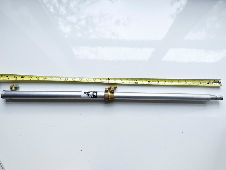 Lowel light stand extender 18-30" . 5/8" Baby Mount Receiver/Stud.