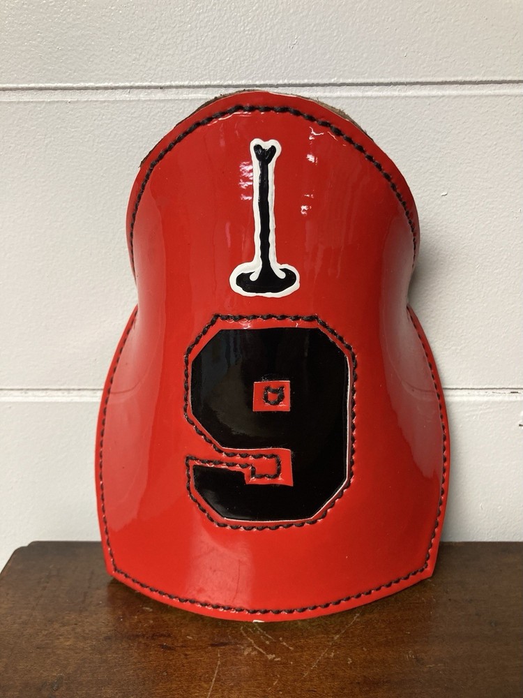 Custom Handmade Leather Fire Helmet Front