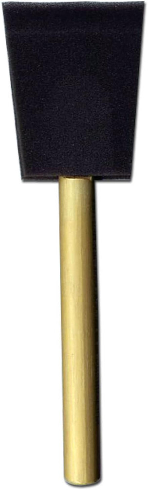 Jen 2" Poly Foam Brush with Wood Handle, Pack of 24
