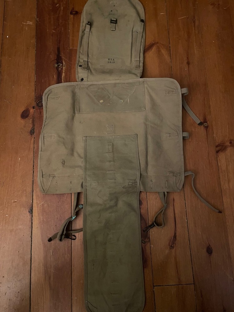 WWI M1910 Haversack And Pack Carrier Dated 1917 Untit Marked