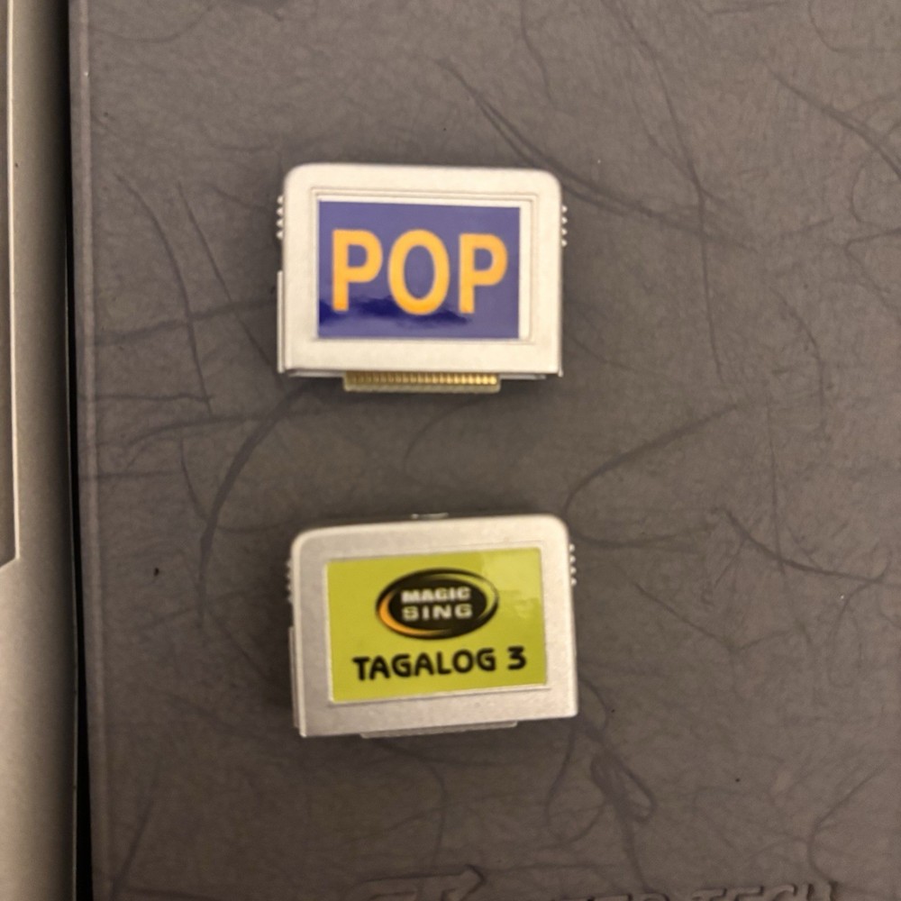 Enter Tech MagicSing Karaoke Microphone Main Cable Case w/ 2 Chips & Book - READ