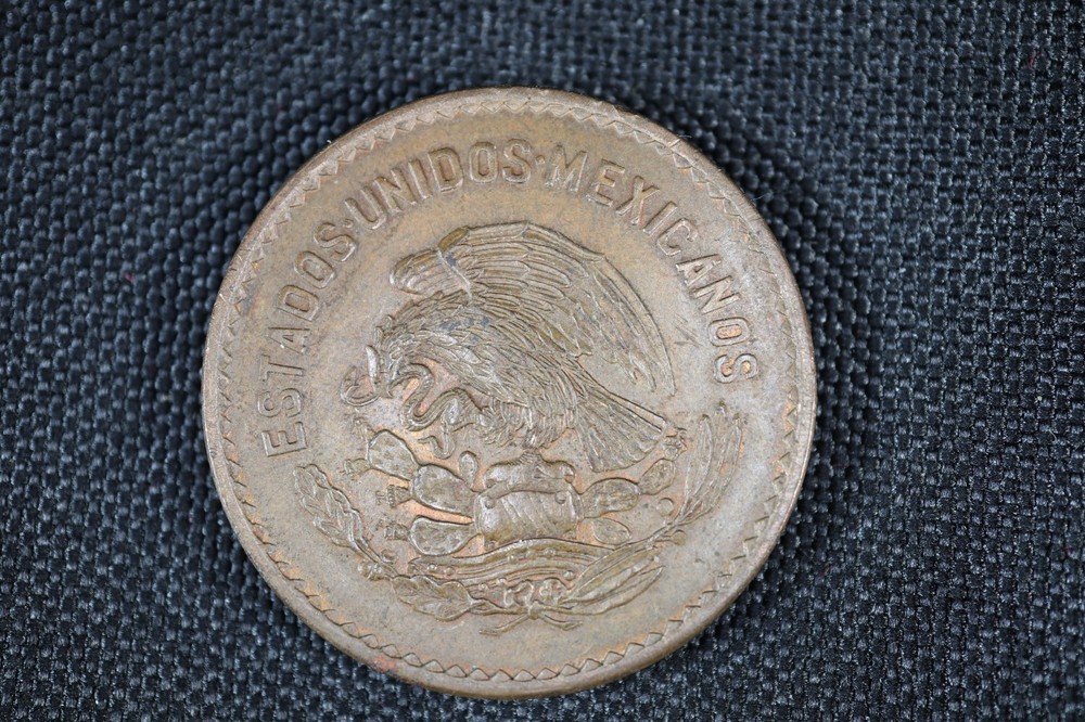 1955 Mexico Cinco Centavos