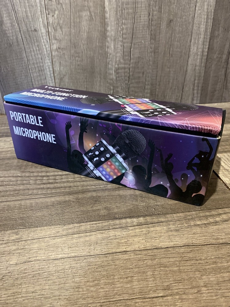 Verkstar Bluetooth karaoke Microphone USB Silver