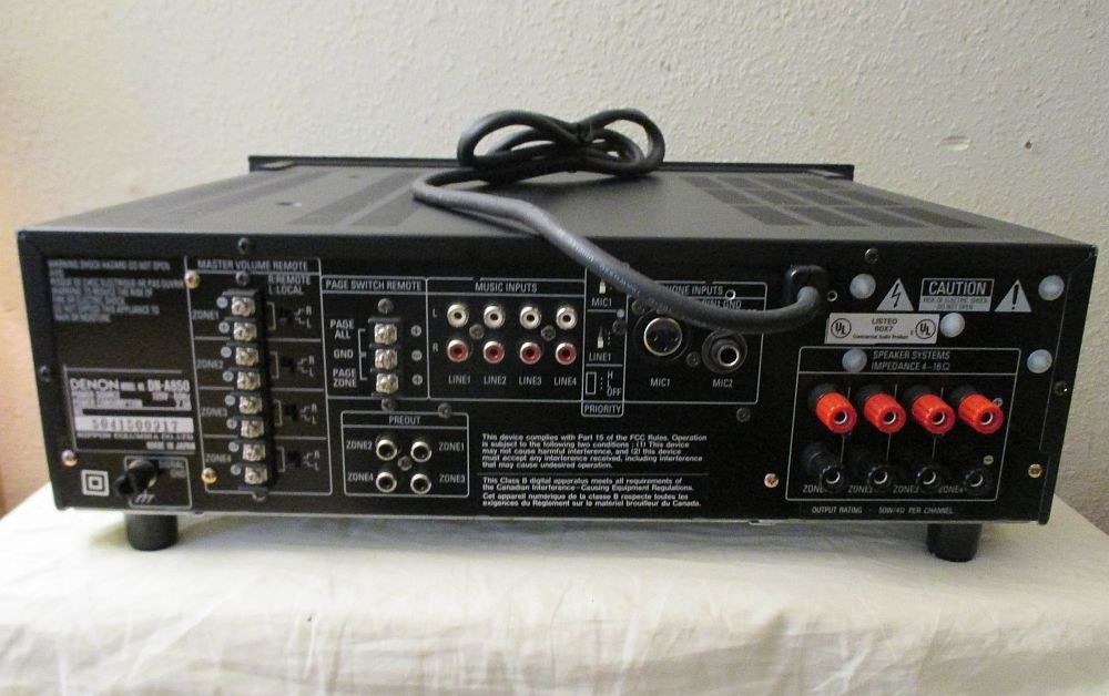 DENON DN-A850 ZONE MIXING AMPLIFIER NEW