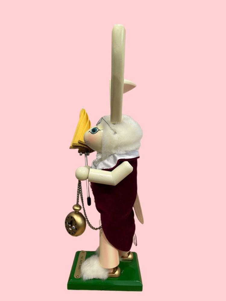 Steinbach White Rabbit Nutcracker Full Size In Box And In Excellent Condition