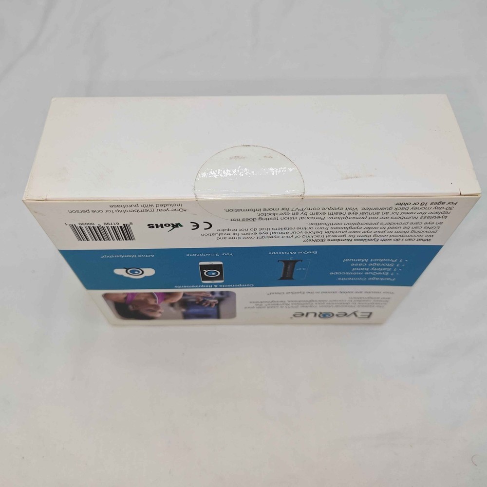 EyeQue Personal Vision Tracker Ophthalmic Refractometer Home Test Kit - Sealed