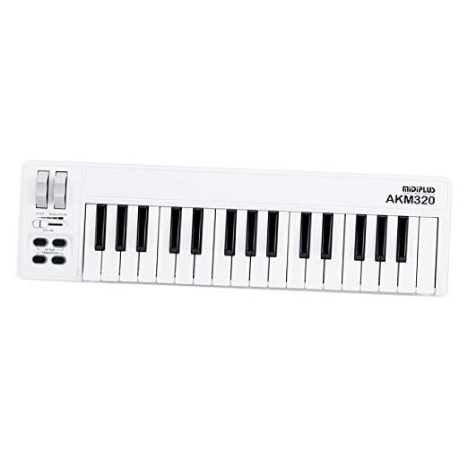 AKM320 MIDI Keyboard Controller, white edition with Cubase LE 12