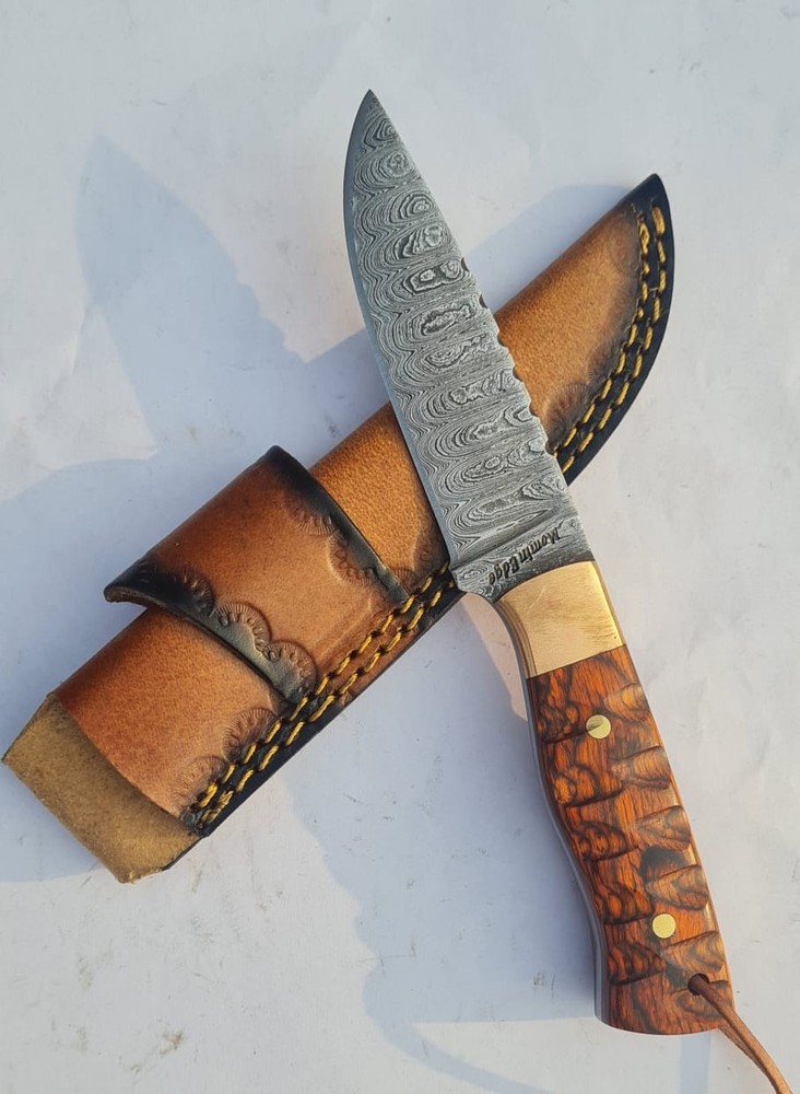 custom handmade fixed blade hunting knife