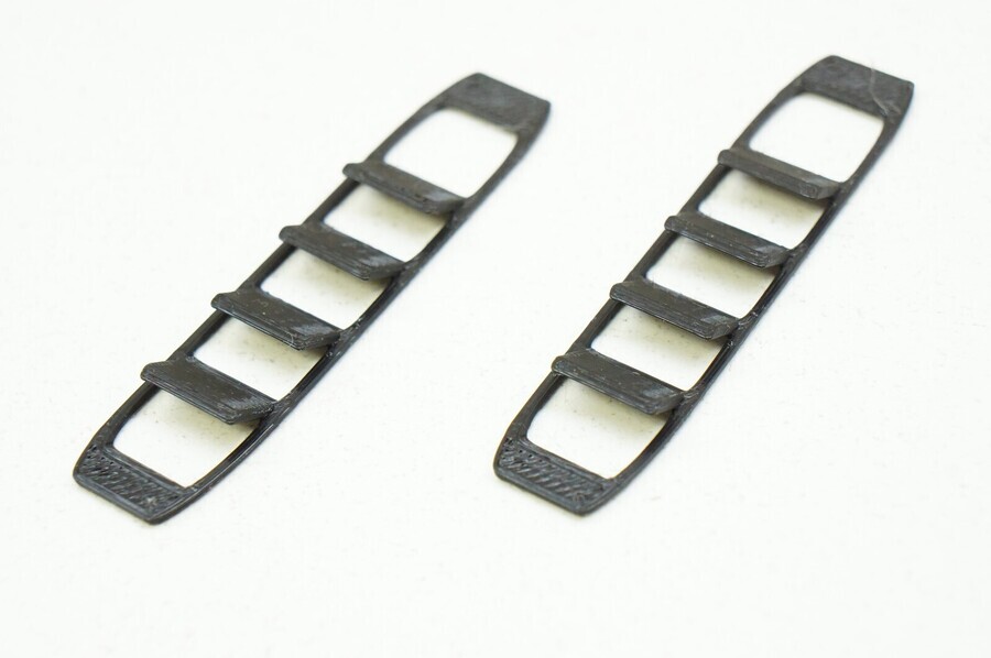 1/7 Scale Front Wheel Louvers for Arrma infraction