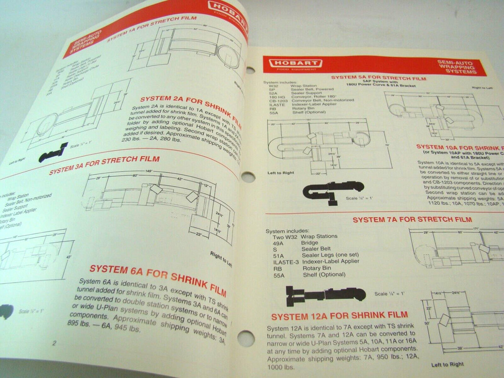 Hobart Semi-Auto Wrapping Systems Catalog & Accessories