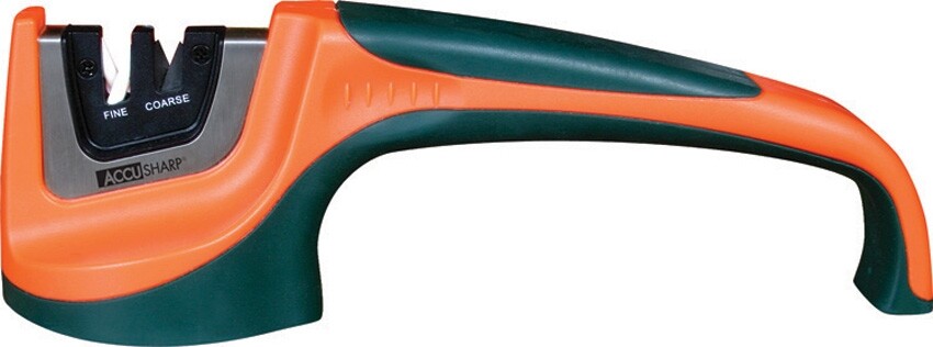 AccuSharp Pull Through Sharpener Orange Knife Diamond Honed Tungsten/Ceramic Rod